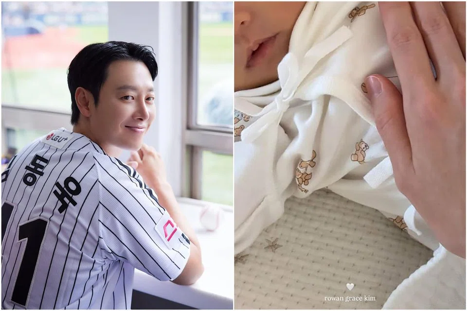 Kim Dong-wook and Stella Kim share newborn daughter Rowan Grace