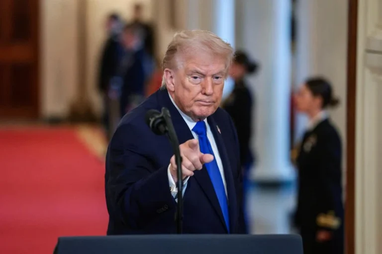Donald Trump arrives at the US Capitol for the State of the Union address