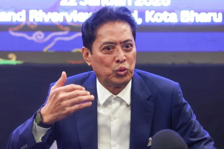 Malaysia’s MACC chief Azam Baki at a press event