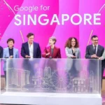 Google office in Singapore with hiring notice for AI security centre