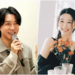 South Korean actor Lee Seung-gi and actress Lee Da-in at a public event
